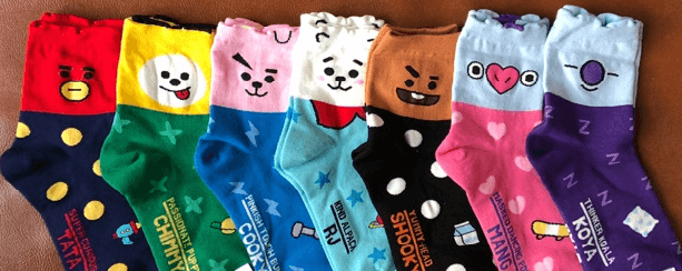 7 Pairs - BT21 Socks Festival Series