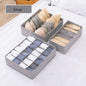 3pcs Set Bamboo Charcoal Non-woven Fabric Foldable Socks, Underwear Organizer