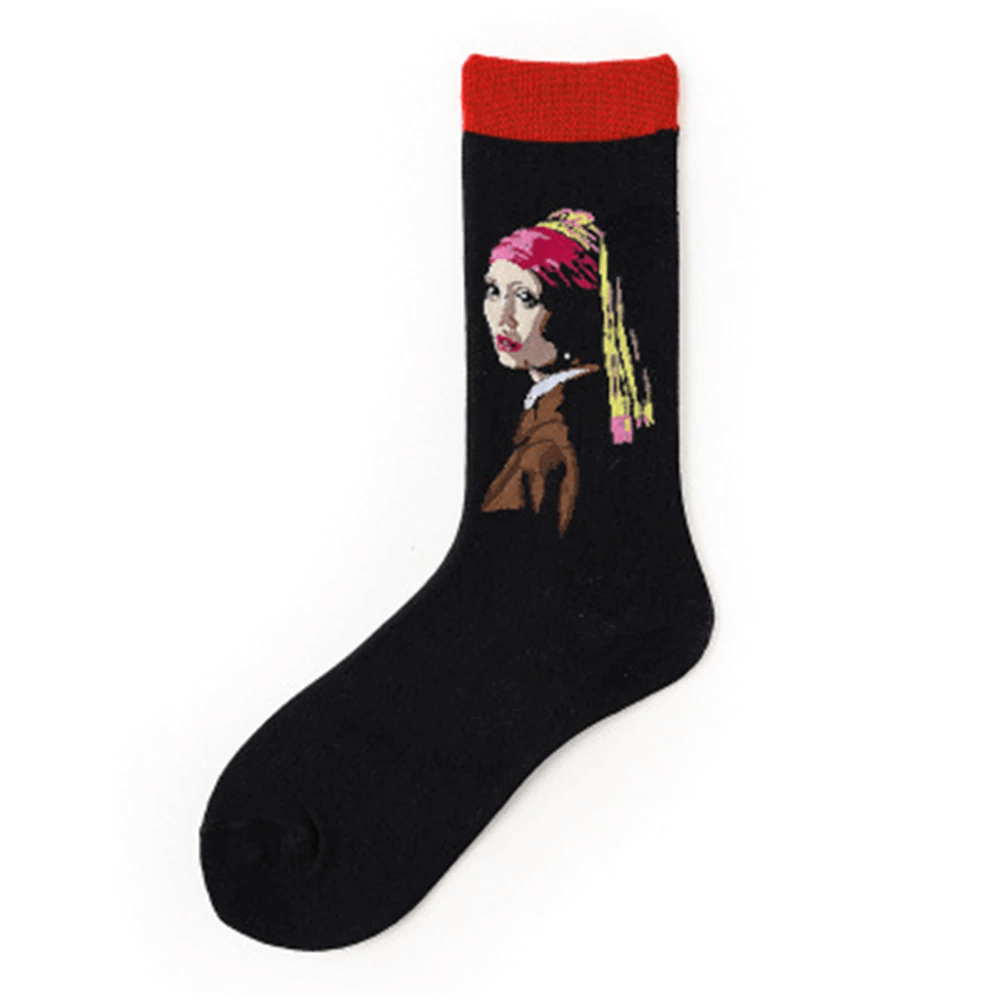 Iconic Socks Famous Paintings Art Gallery - 5 Pairs