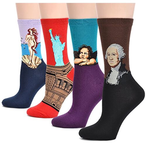 Iconic Socks Famous Paintings Art Gallery - 5 Pairs