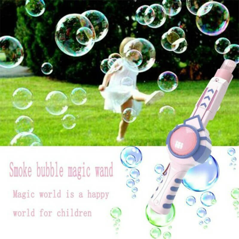 SMOKE BUBBLE GUN MAGIC WAND