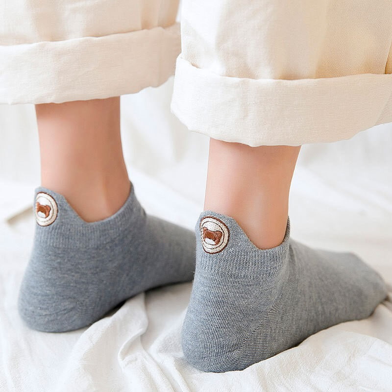 Embroidered Ankle Socks