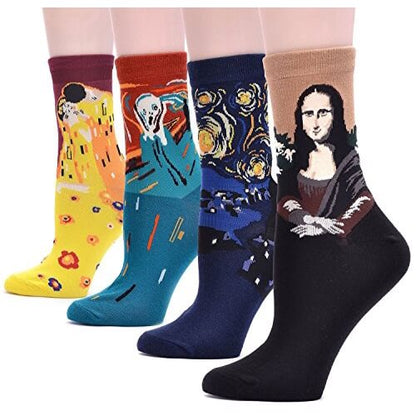 Iconic Socks Famous Paintings Art Gallery - 5 Pairs