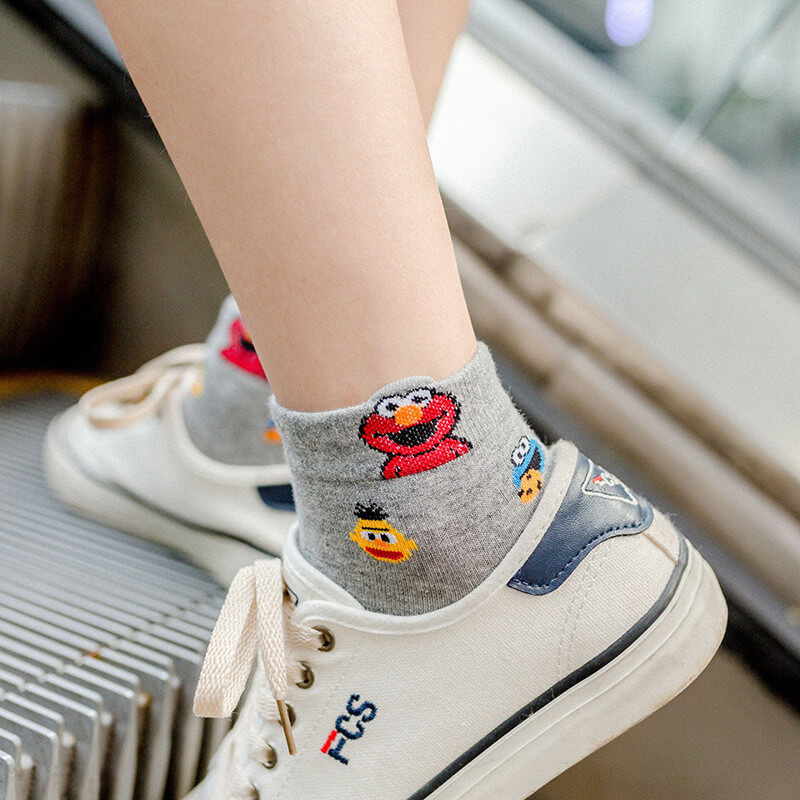 Set of 5 Sesame Street Fashion Unisex Ankle Socks