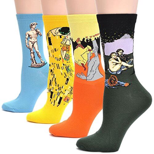 Iconic Socks Famous Paintings Art Gallery - 5 Pairs