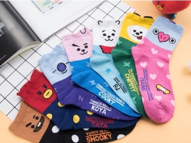 7 Pairs - BT21 Socks Festival Series