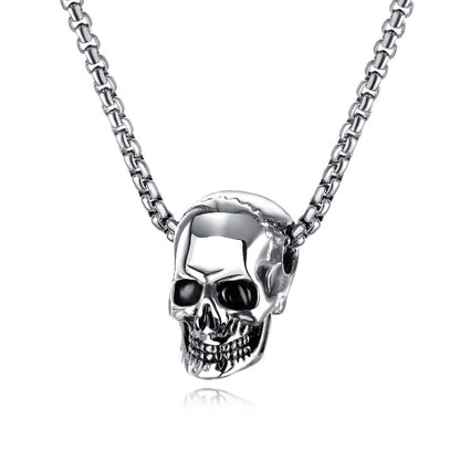 Fashion Skull Stainless Steel Pendant Necklace