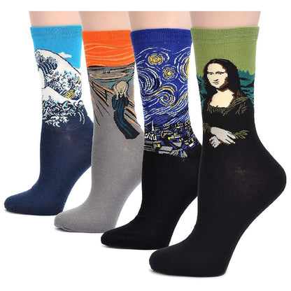 Iconic Socks Famous Paintings Art Gallery - 5 Pairs