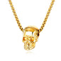 Fashion Skull Stainless Steel Pendant Necklace